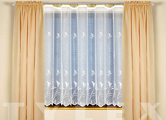 Záclona  A 3590 Záclona plet. C bordura PESh TYLEX CLASS A359001_2500_0000_1000