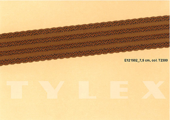 Krajka Tylex E 1215 Krajka plet.el.PAD E121501_0000_0075_T2300