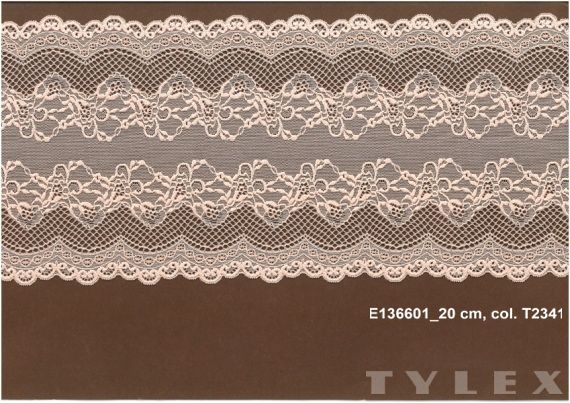 Krajka Tylex E 1366 Krajka plet.el.SP PAD E136601_0000_0200_T2341
