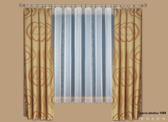 Závěs Tylex N 0527 Tkanina ost.  celopl. PES N052701_0000_1540_1095