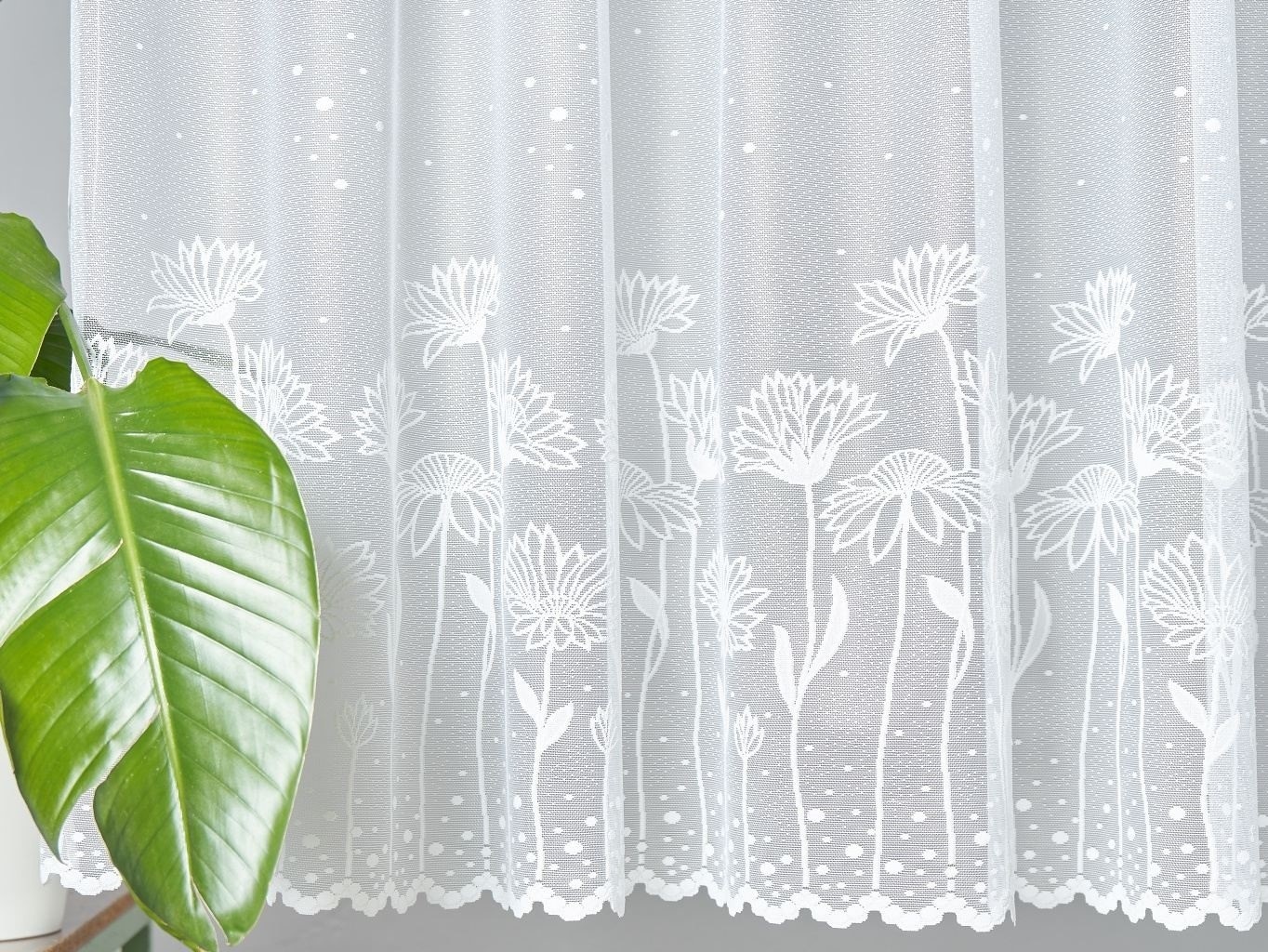 Záclona plet.C bordura PESh TYLEX CLASSI