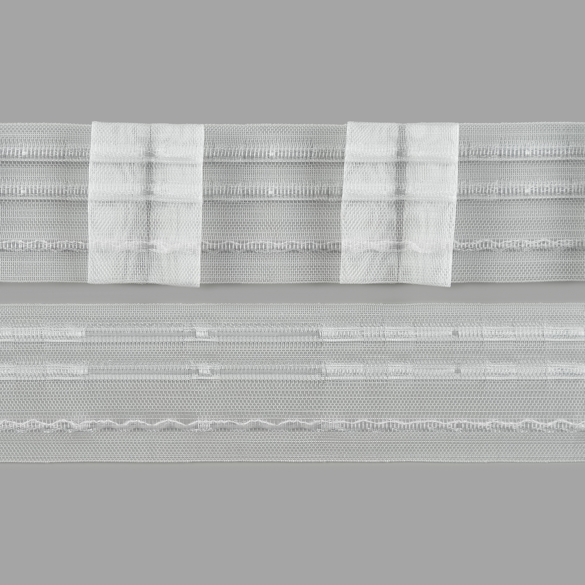 Stuha řasící  průhledná - 1:2, 6787