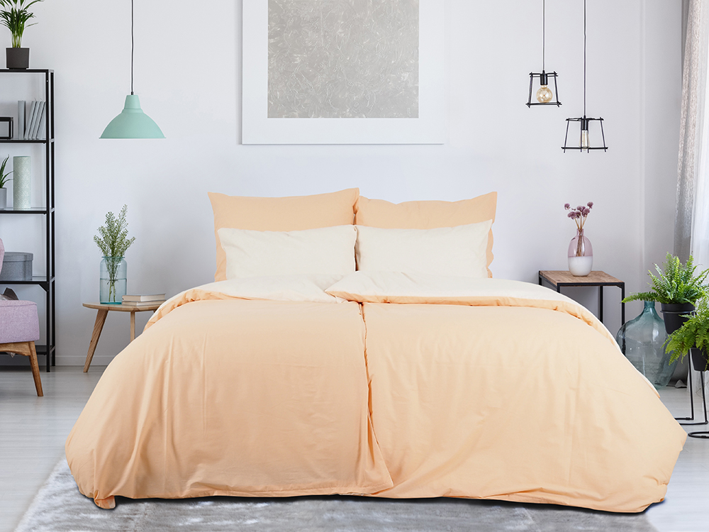 Povlečení Double face - Kobalt/Nebeská